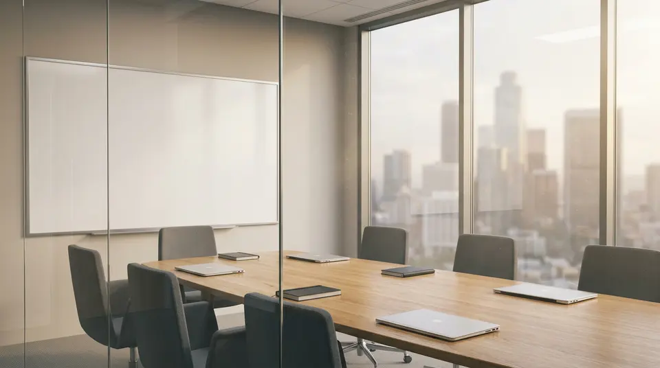 Sala de juntas de una oficina corporativa